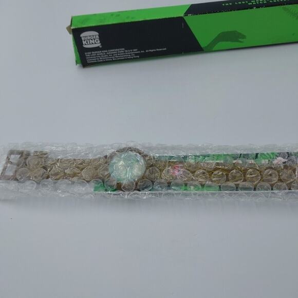 Vintage 1997 Burger‎ King Jurassic Park The Lost World Dino Eye Watch MIB - Picture 3 of 3